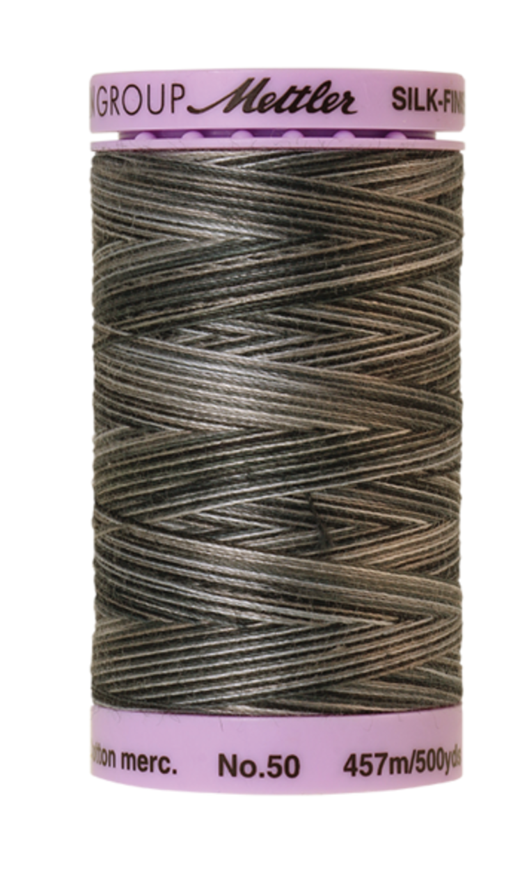 Charcoal (9085-9861) | Silk-Finish Cotton Multi 50wt (457M / 500Y) | Mettler Thread